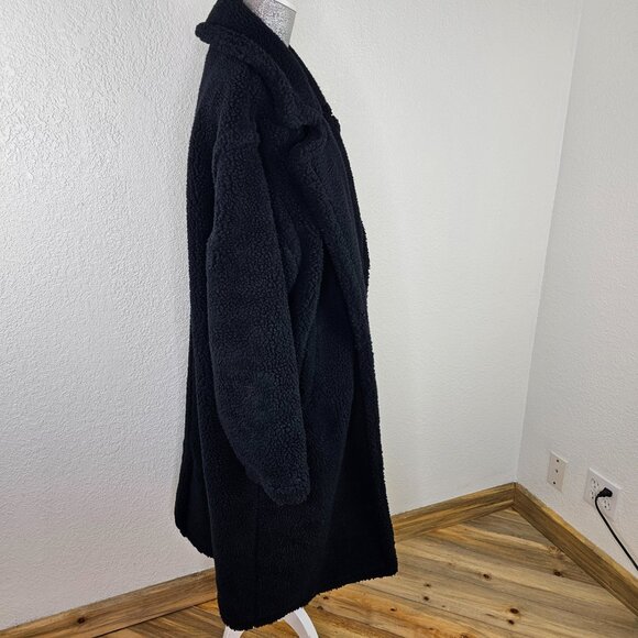 Fabletics Teddy Long Coat Khloe Kardashian Collaboration Size XL - Picture 6 of 11
